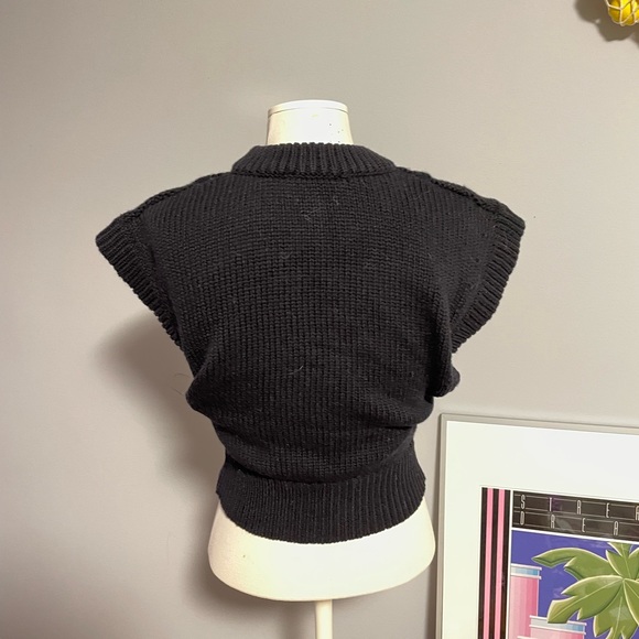 & other stories Wool cable knit vest - Picture 3 of 6